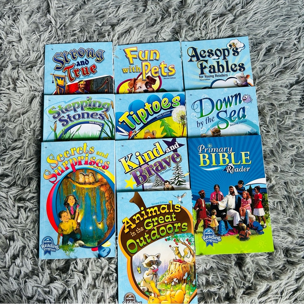 Abeka's grade 1 reading books